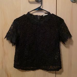 ZARA Lace Crop Top